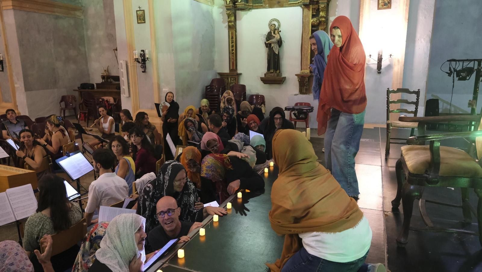 Ensayo general de la ópera de la academia musical de Vélez Blanco, en imágenes