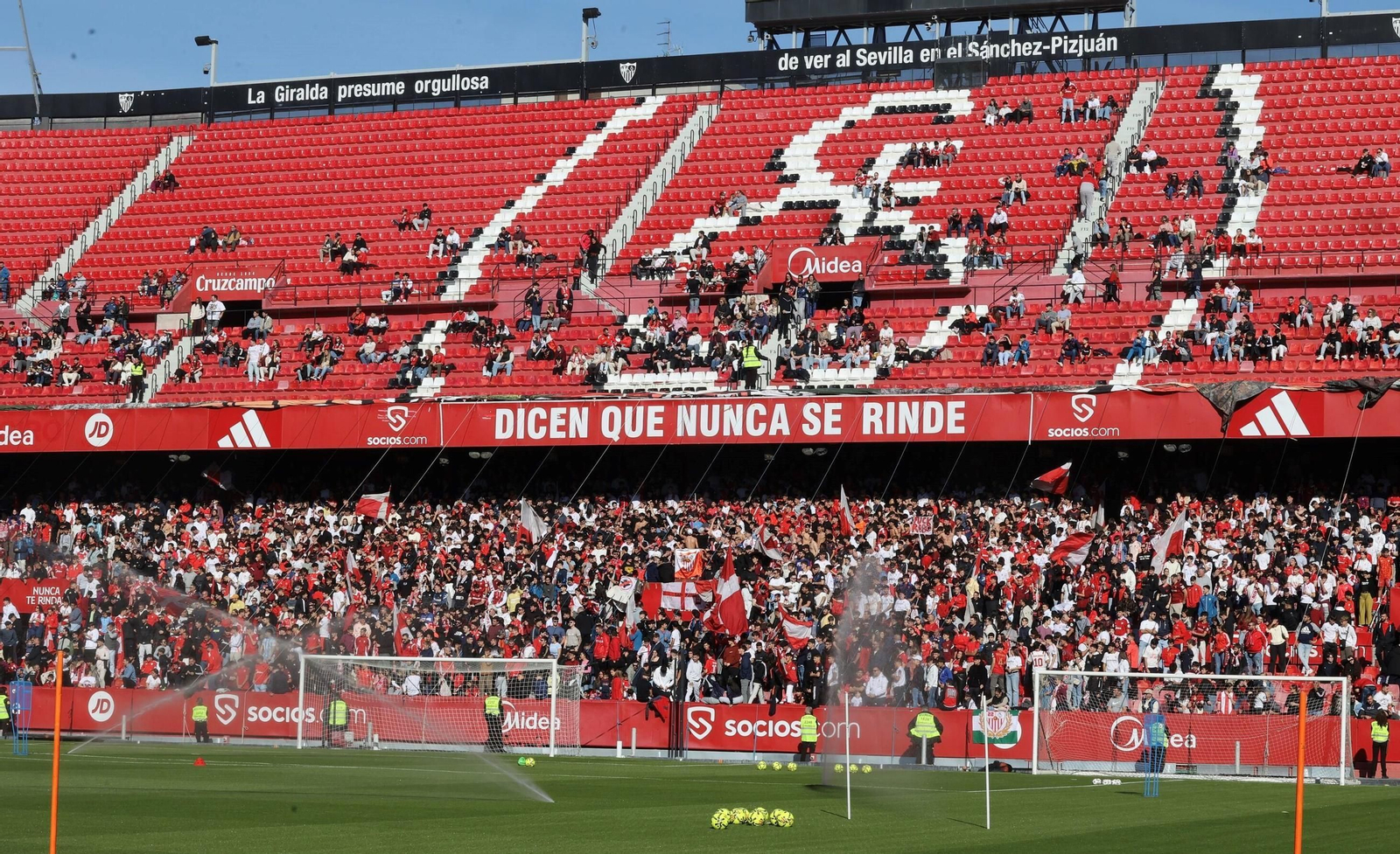 Las fotos de la previa del derbi Sevilla-Betis