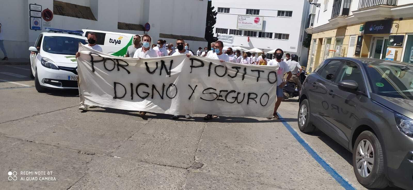 Uno de los recorridos realizados por los industriales del piojito.