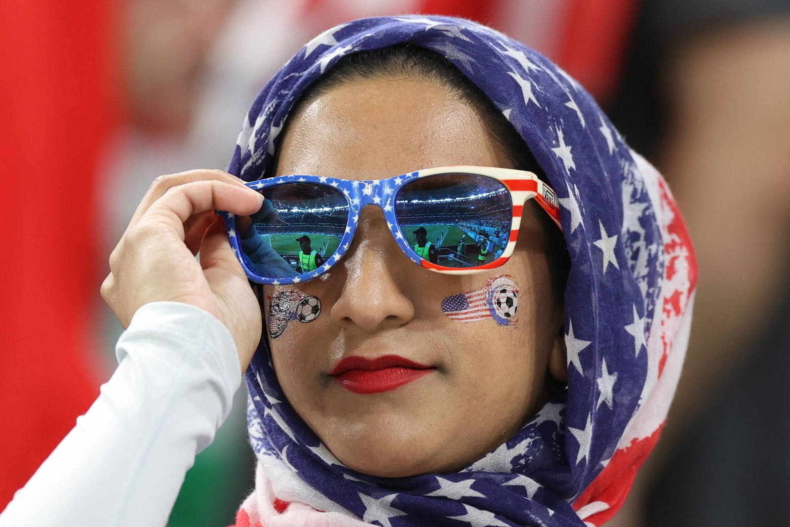 Las imágenes del Irán - Estados Unidos del Mundial de Qatar