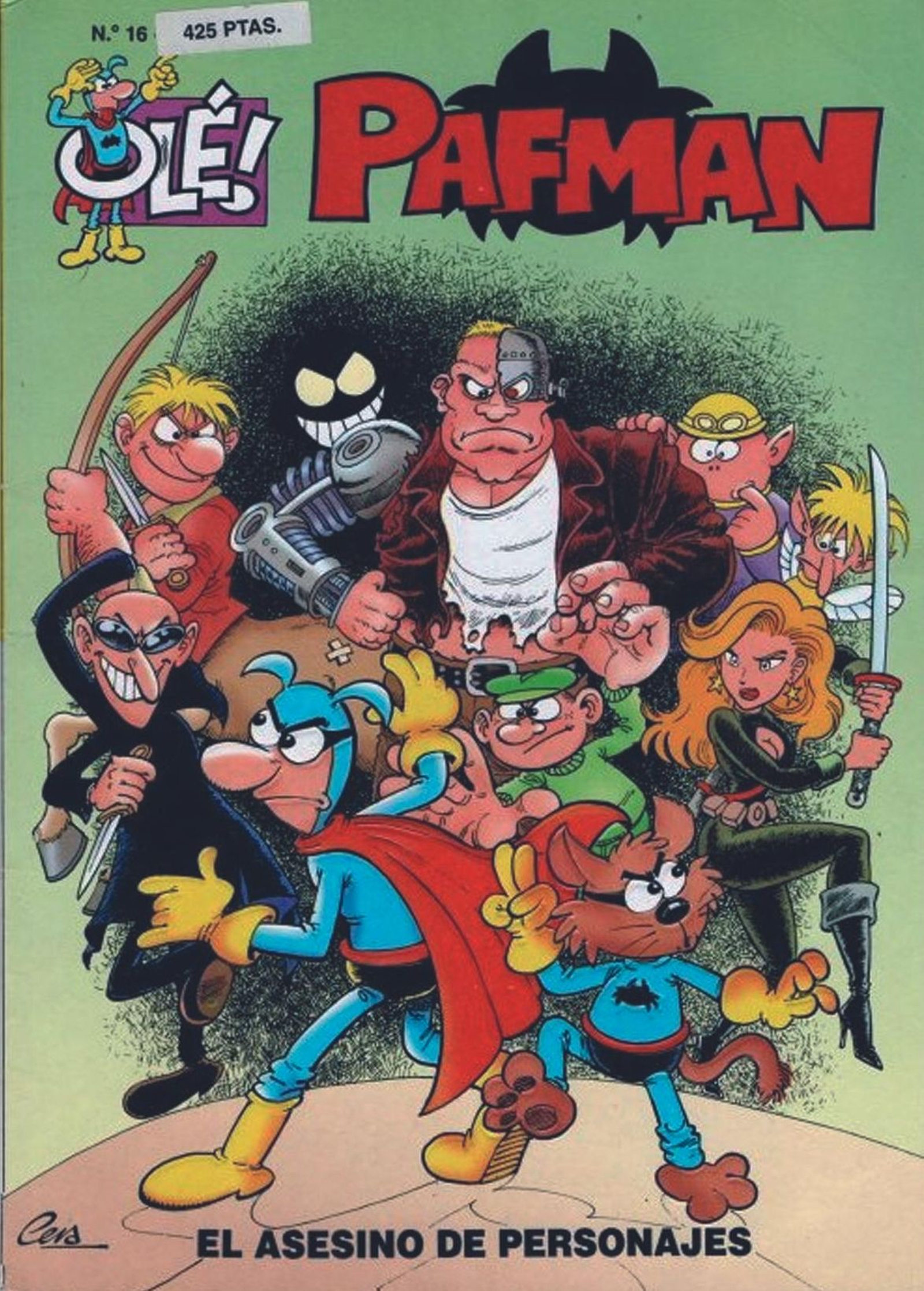 Pafman tuvo varias entregas en la mítica Colección Olé.