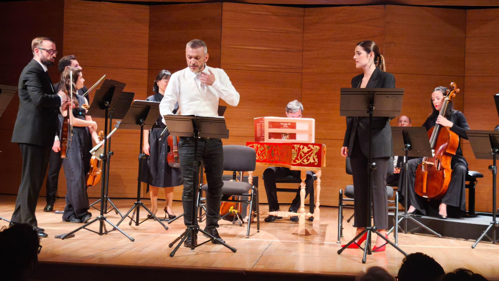 Filippo Mineccia y Ana Vieira Leite con Concerto 1700 y Daniel Pinteño en el Espacio Turina