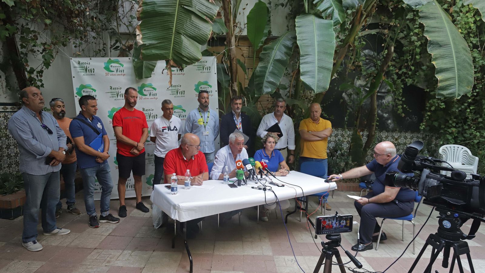 Rueda de prensa de la Plataforma 'Por tu seguridad, por la de todos' en Algeciras