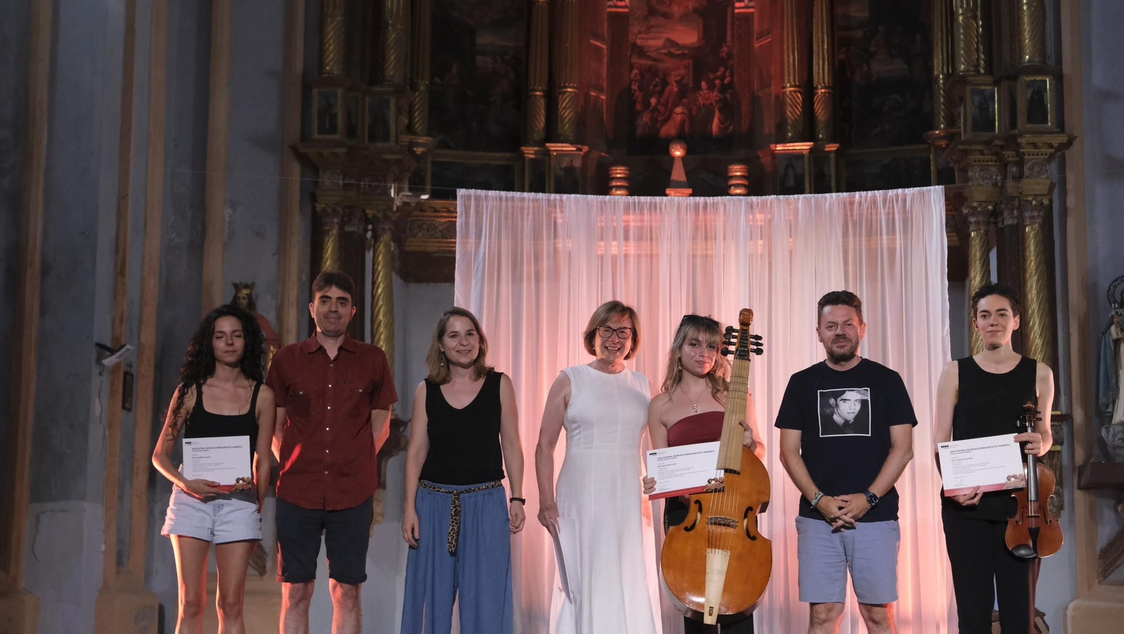 Entrega de diplomas a los alumnos de la Academia Musical del Festival de Vélez Blanco