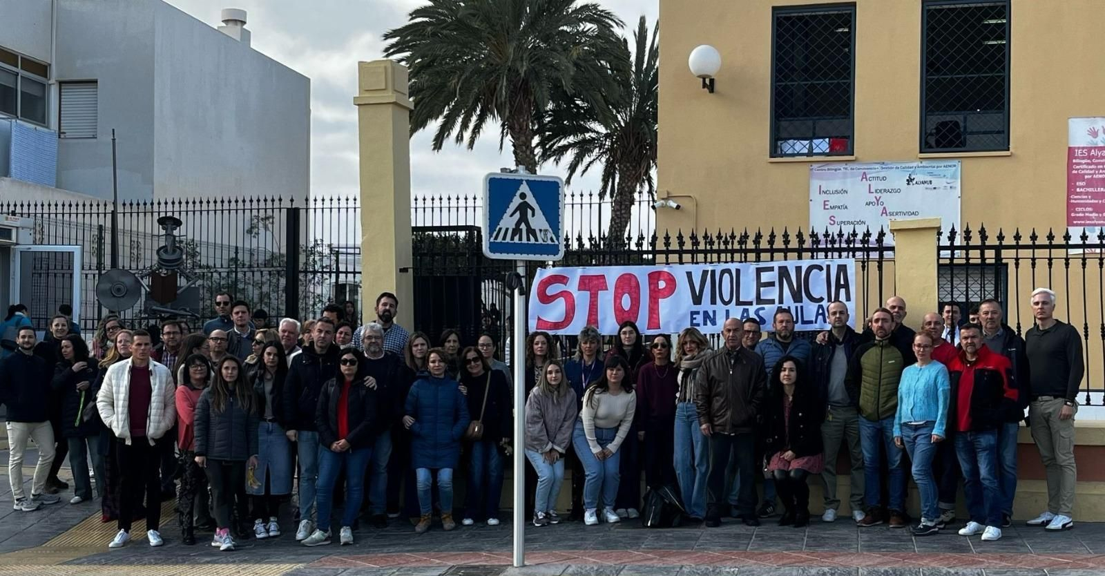 Concentración de los profesores del IES Alyanub.