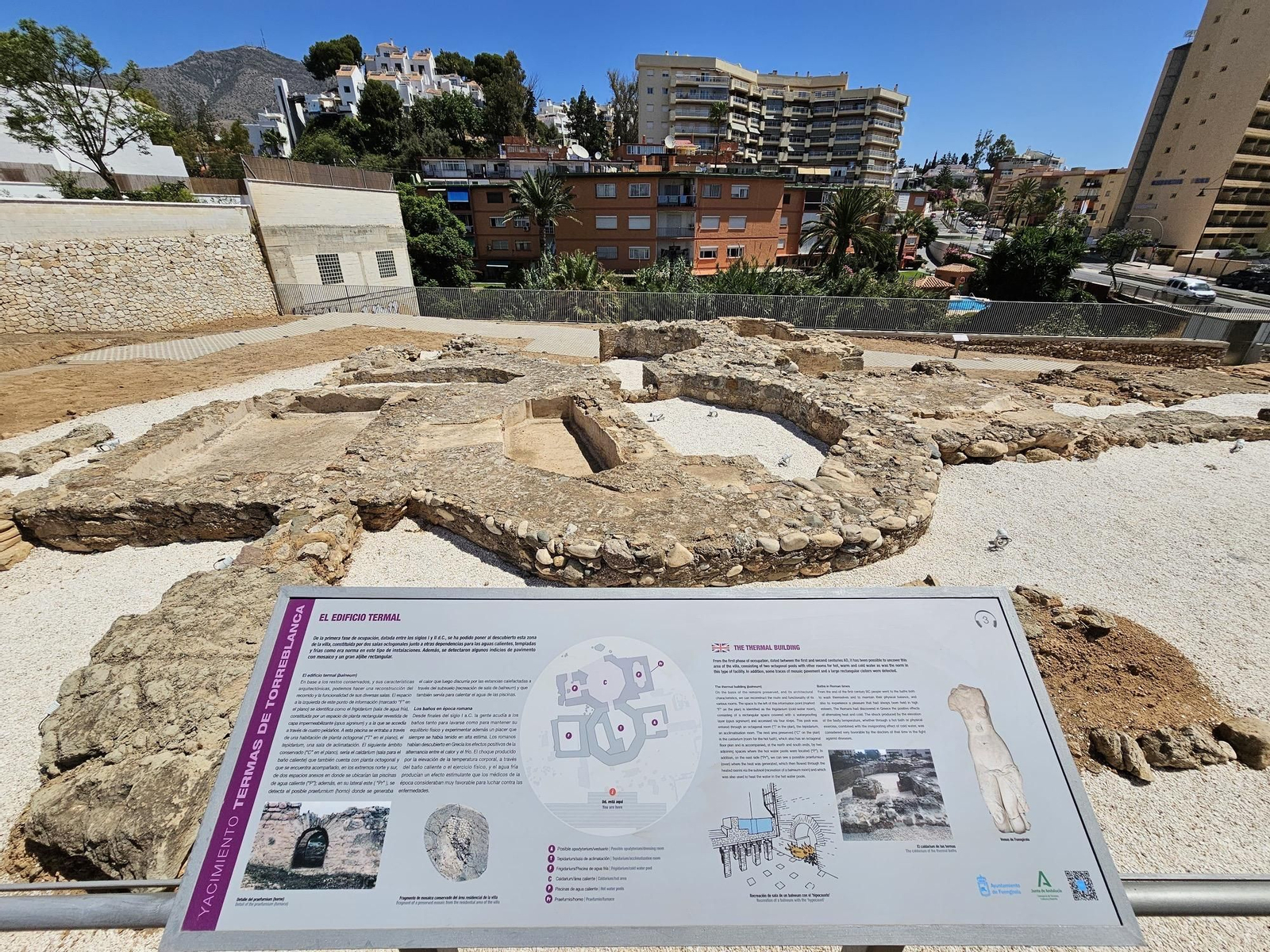 El yacimiento de las Termas Romanas de Torreblanca. El yacimiento de las Termas Romanas de Torreblanca.