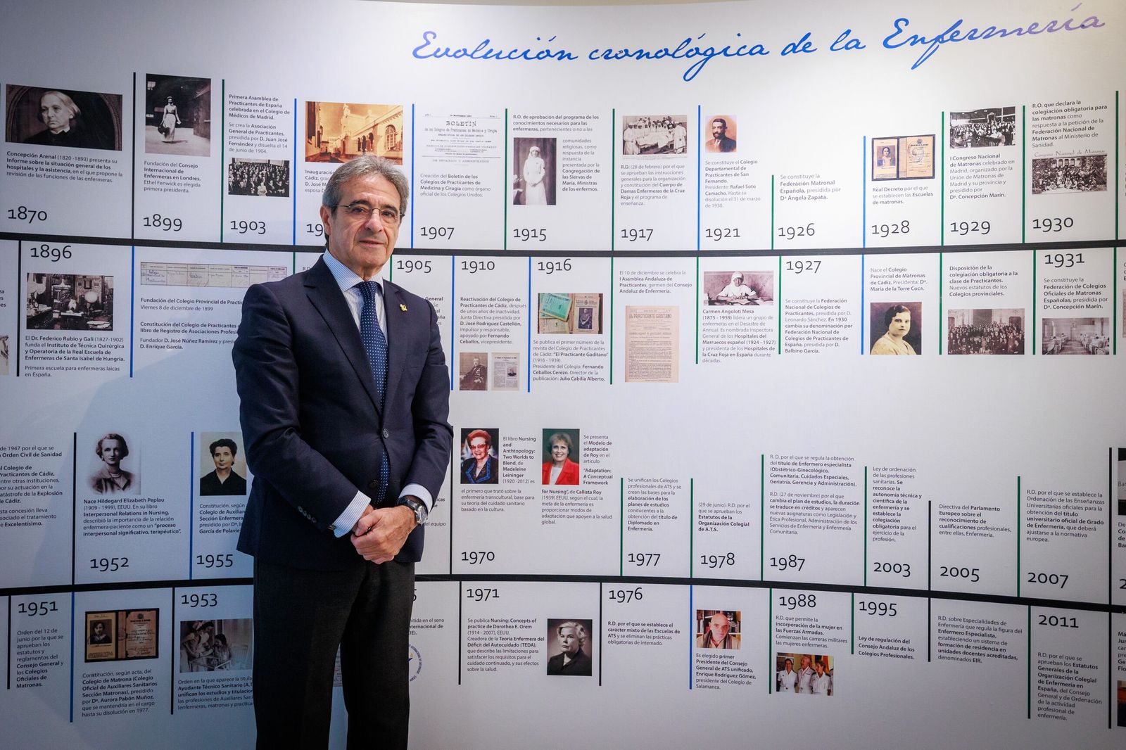 Rafael Campos, presidente del Colegio de Enfermería de Cádiz.