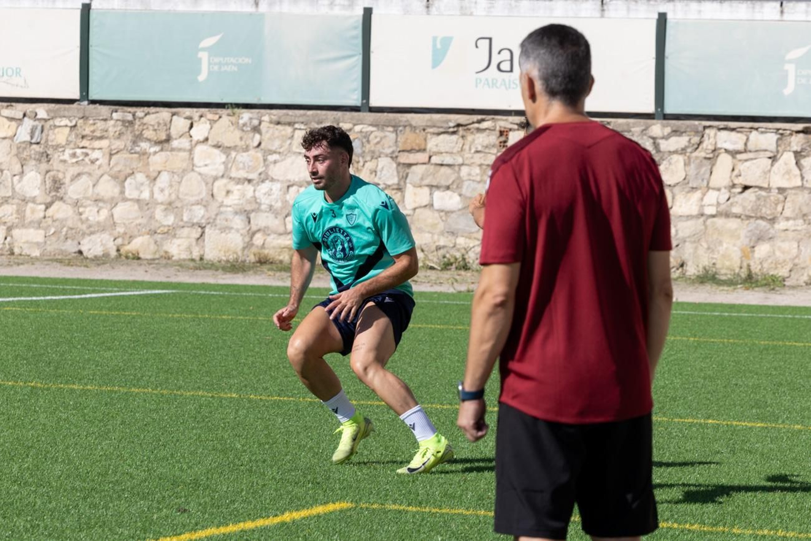 El primer entrenamiento del Real Jaén de la temporada 2025-26