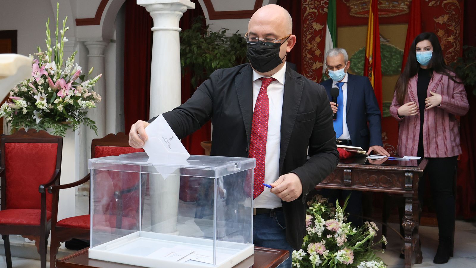 Imágenes de la toma de posesión de Ramón Galán como Alcalde de Trebujena