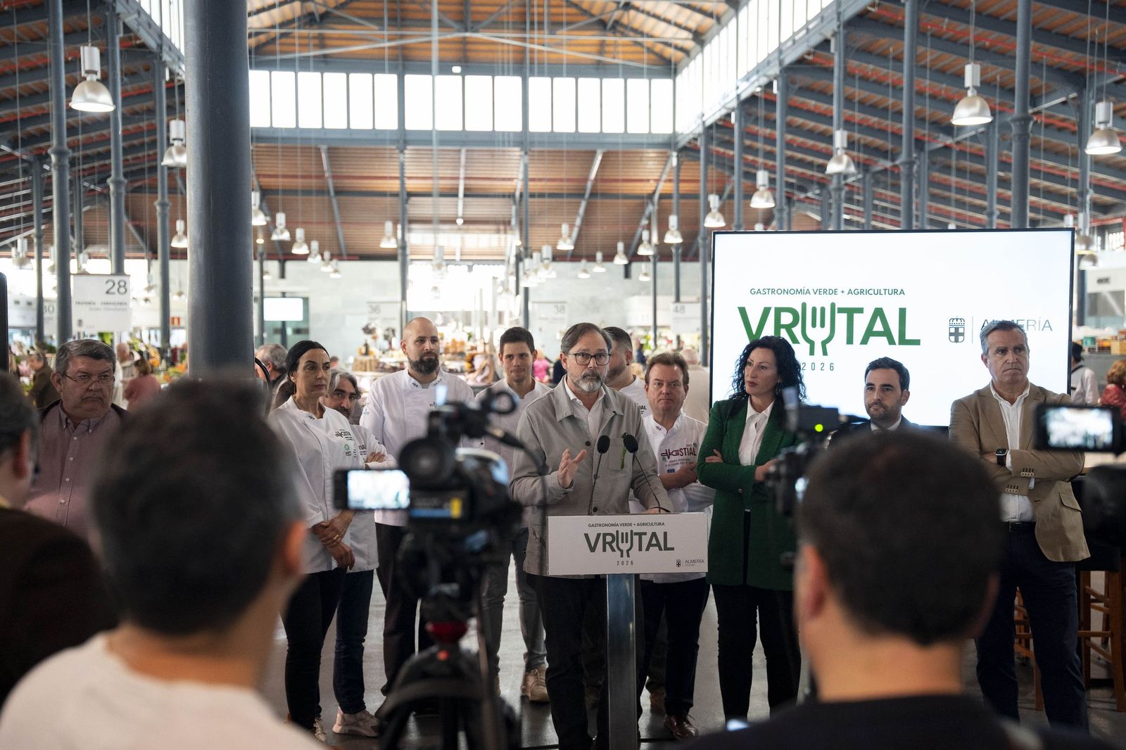 Presentación de Vrutal en el Mercado Central de Almería