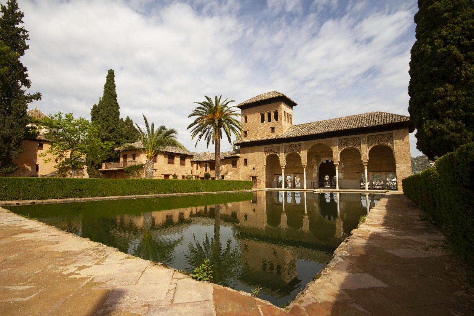 Las fotos de la Alhambra cerrada en el Día de los Monumentos