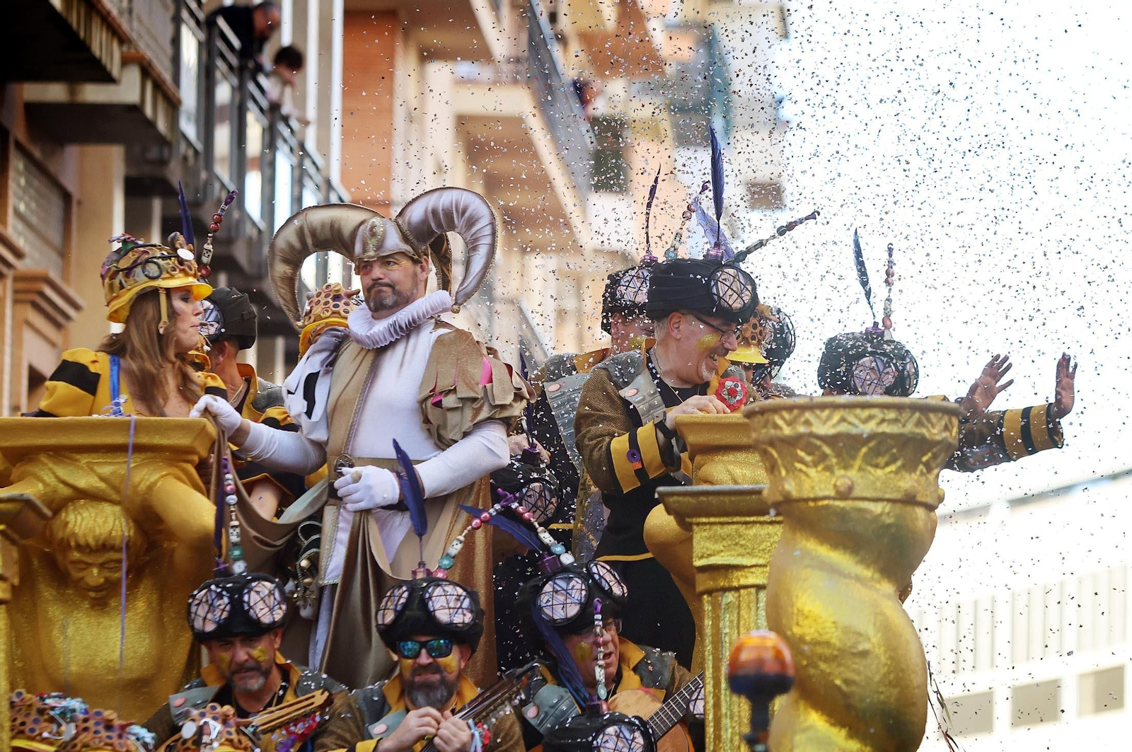 Imágenes de la cabalgata del Carnaval Colombino 2024