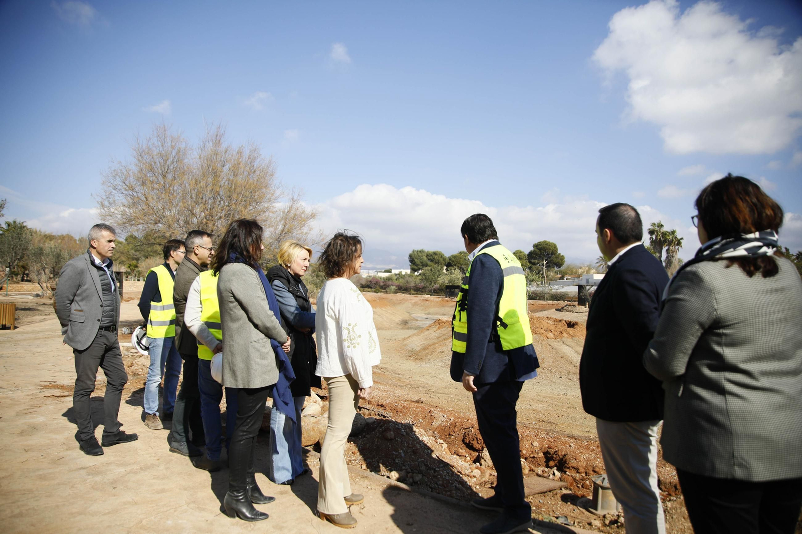 Imágenes de las obras en el parque del Boticario de Almería