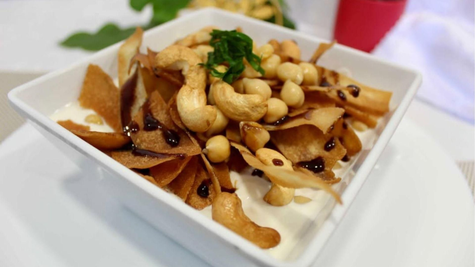 Uno de los platos de Sabores de Líbano.
