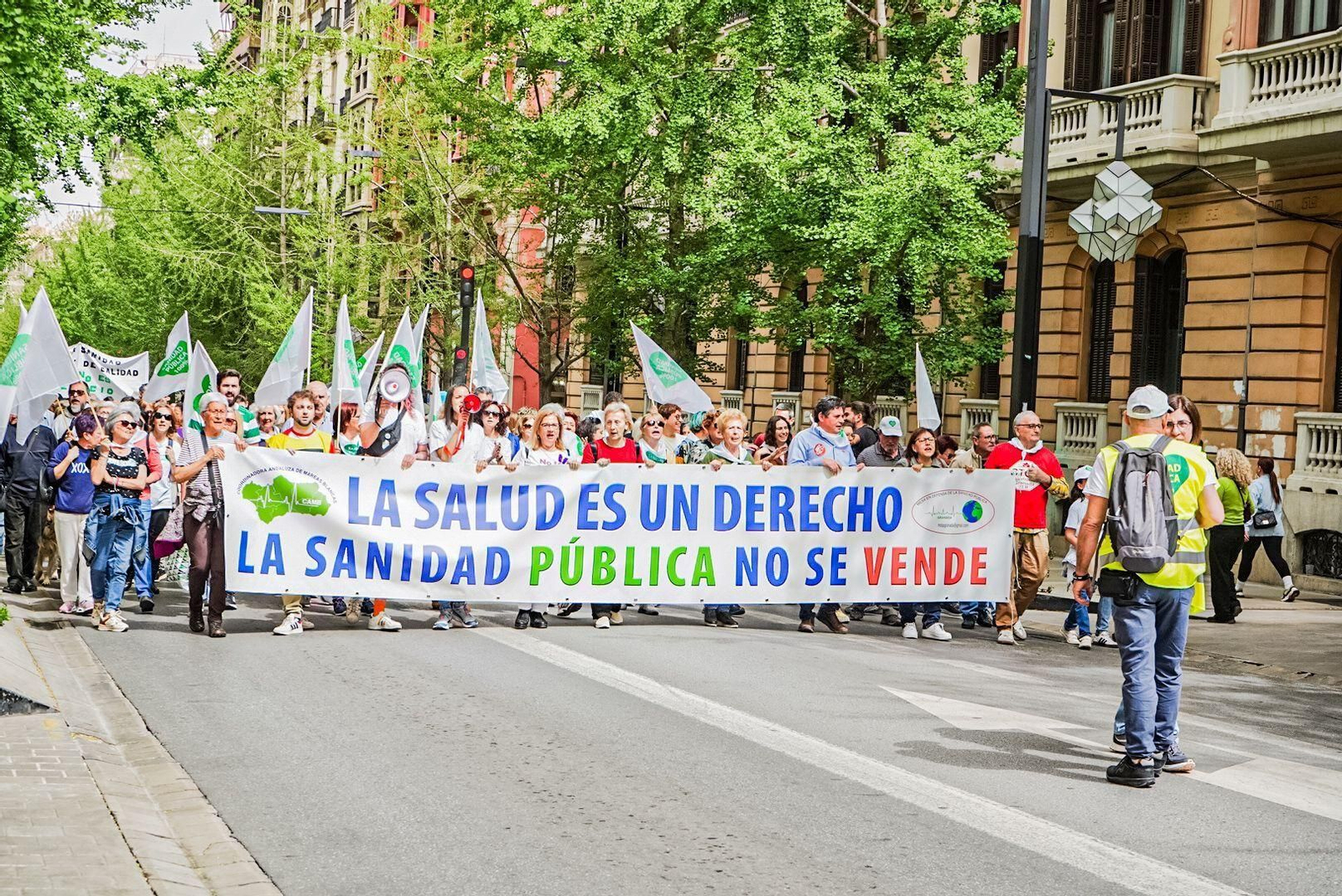 Manifestación por la Sanidad Pública en Granada