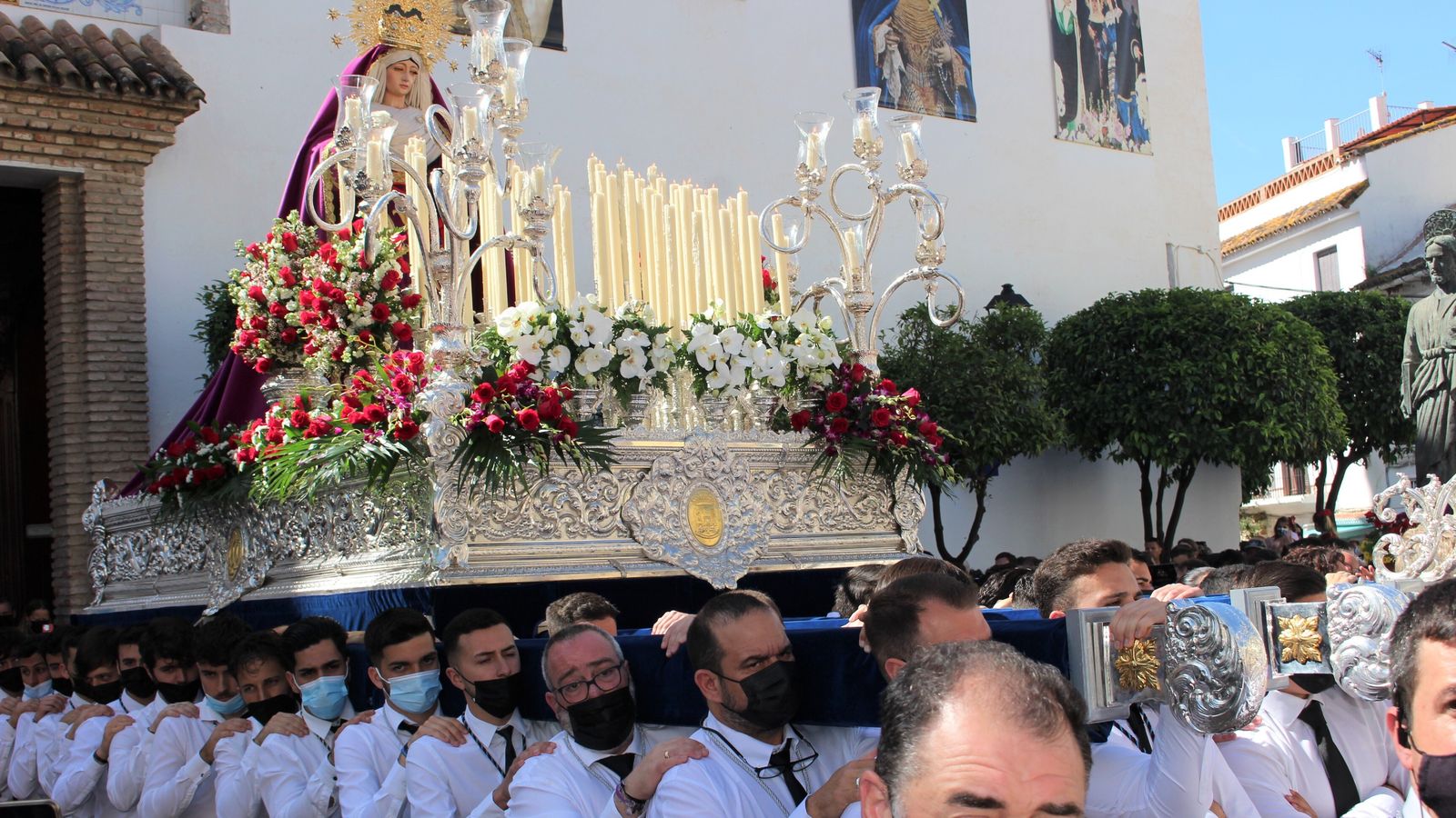 La advocación de María Santísima de la Victoria.