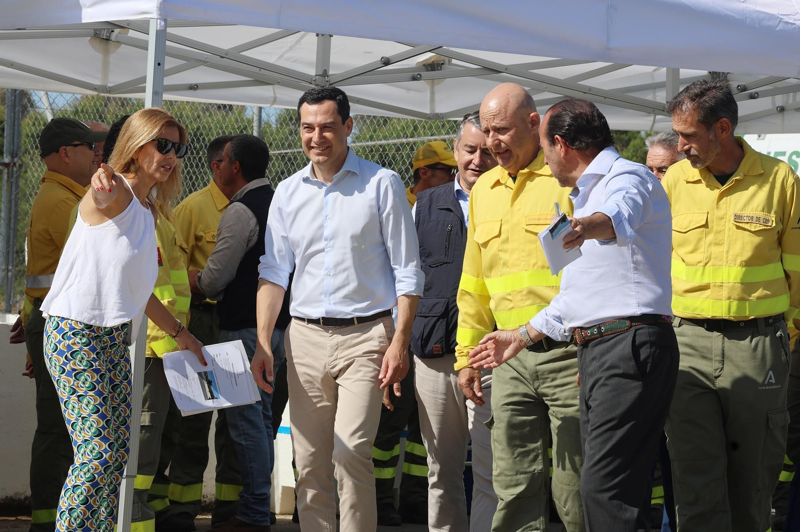 Imágenes de la presentación del Plan Infoca 2024 de prevención de incendios forestales