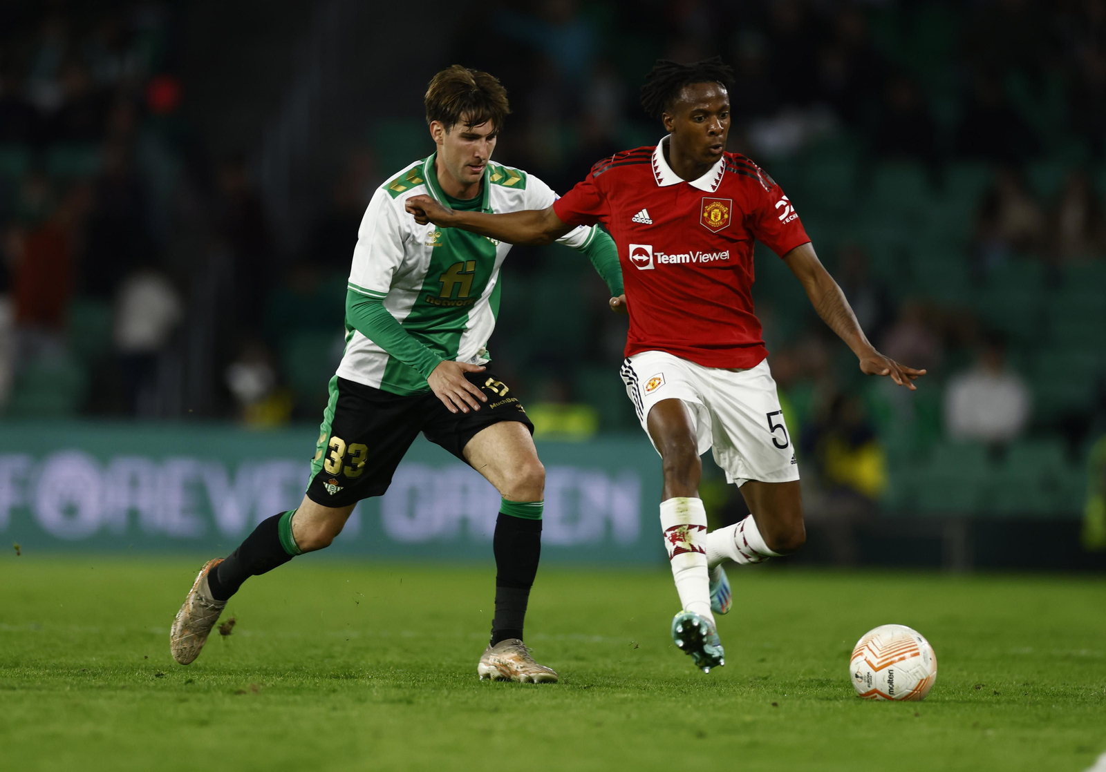 Las imágenes del Betis-Manchester United