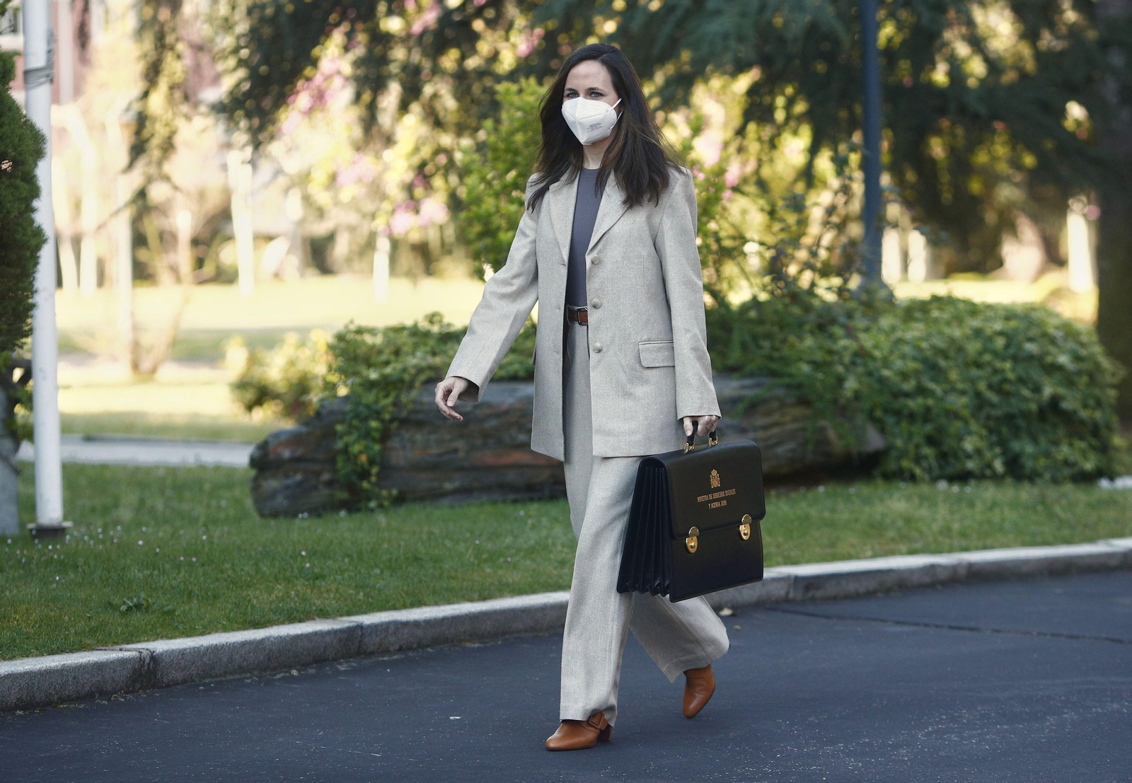 La ministra de Derechos Sociales y Agenda 2030, Ione Belarra, este martes.