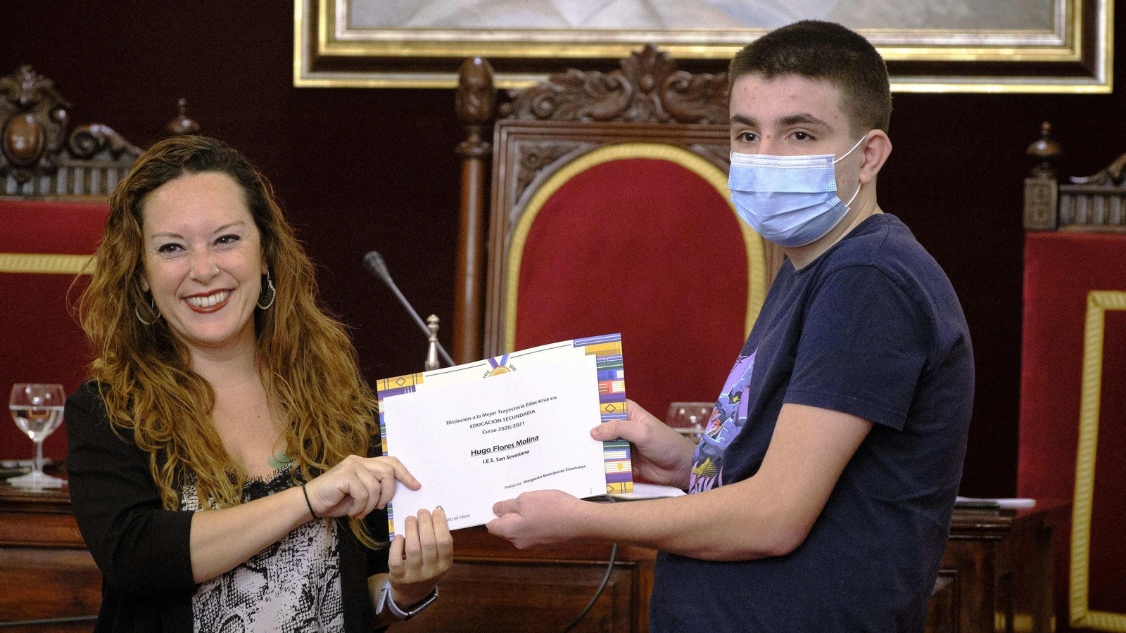 Hugo Flores Molina, del IES San Severiano.