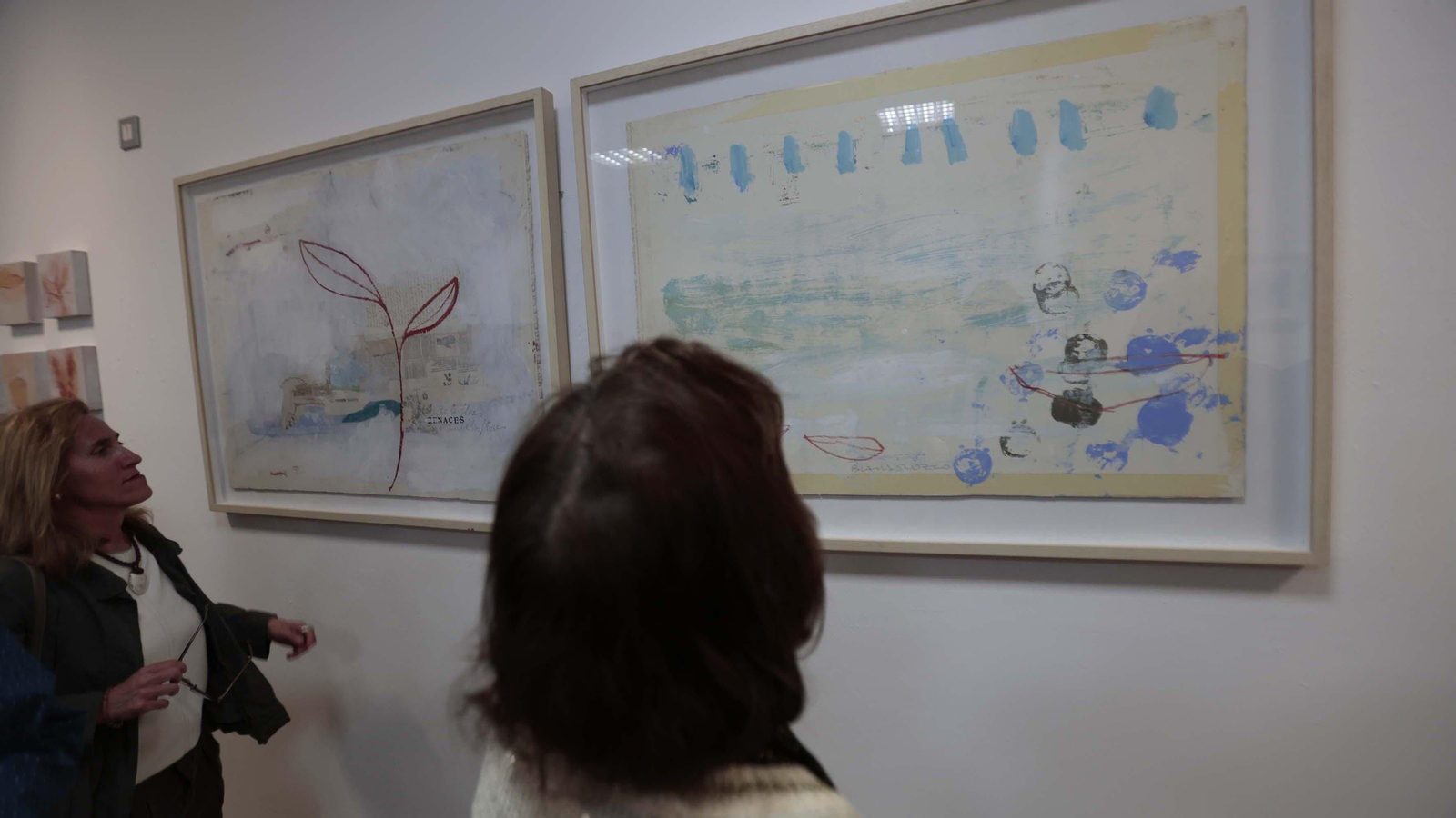 Las fotos de la inauguración de la exposición de Blanca Orozco "Lo que renace"