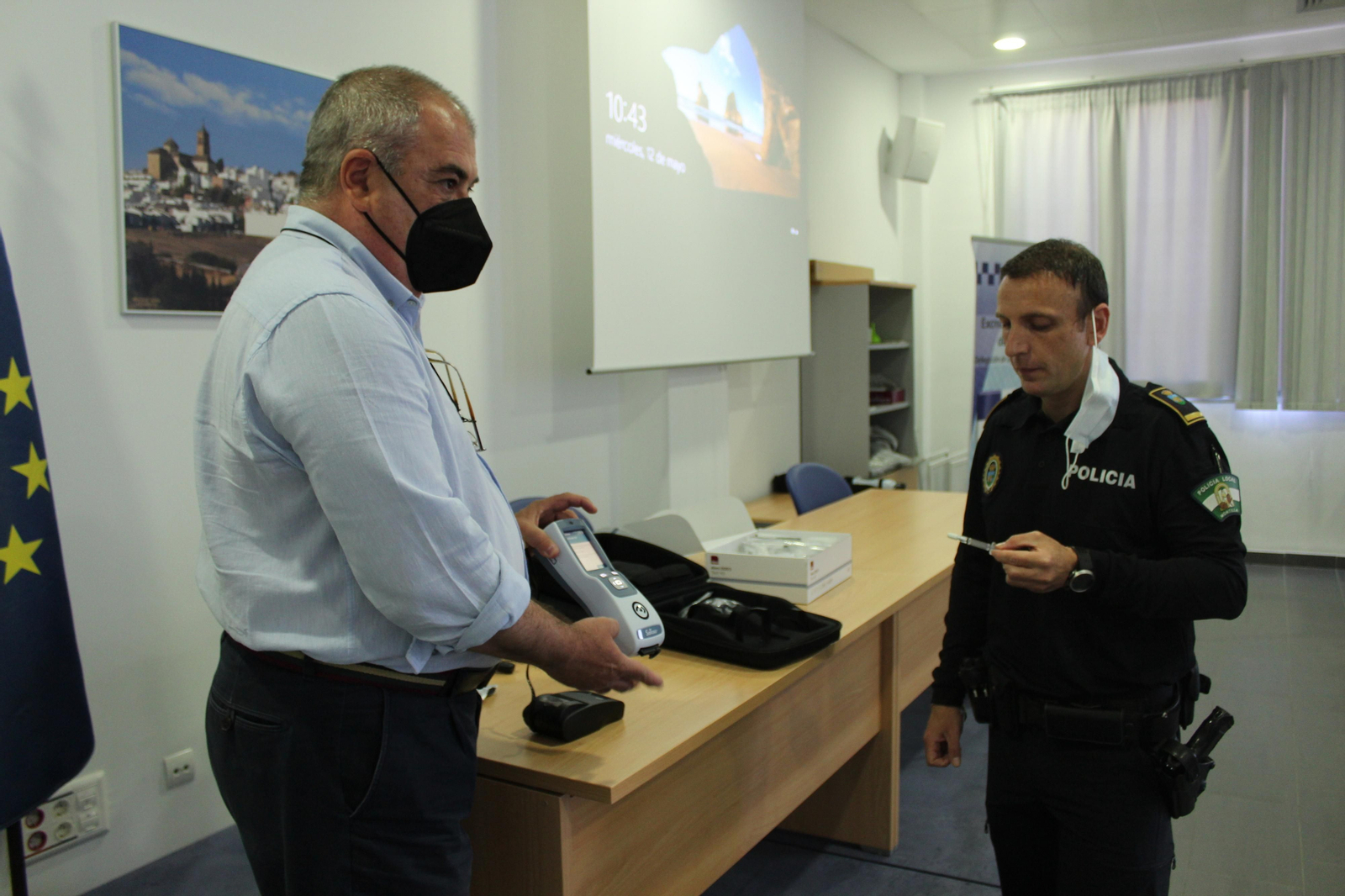 Presentación del drogotest de la Policía Local de Montilla.