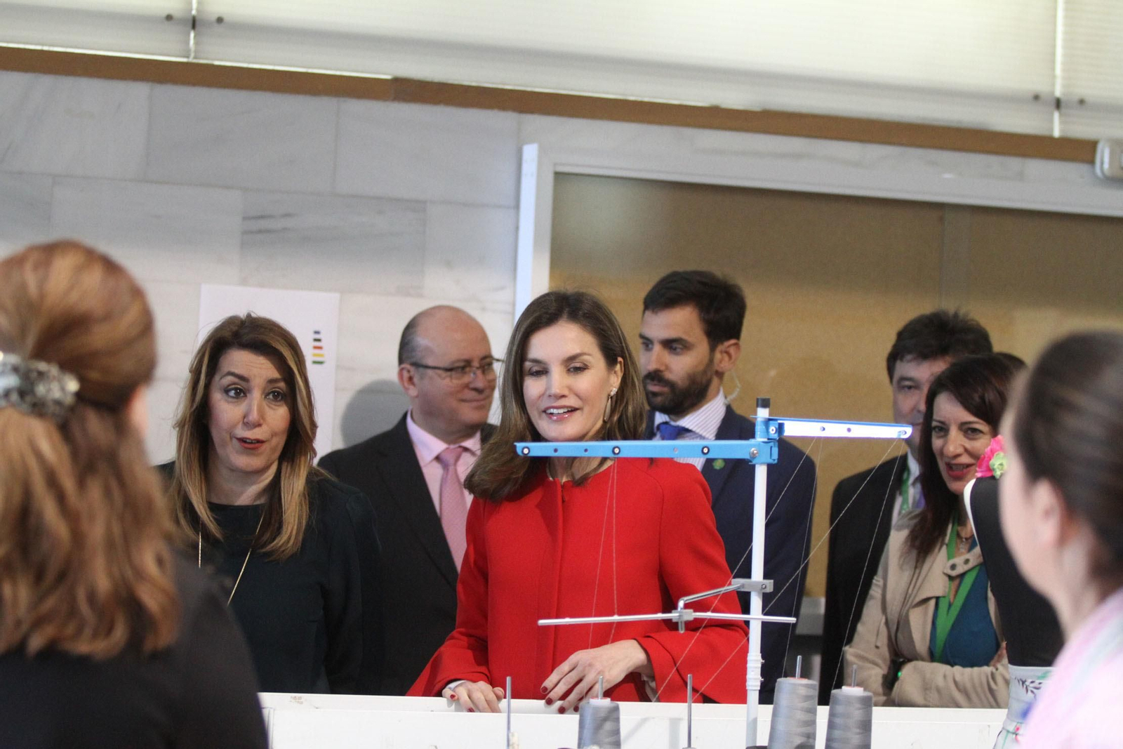 Imágenes de la visita de la reina Letizia a Huelva