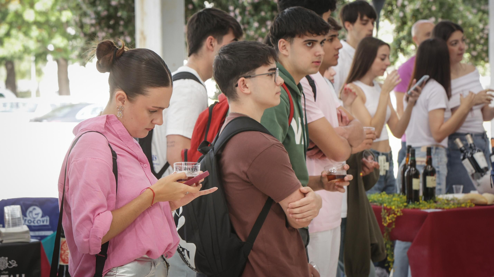 Imágenes de la feria gastronómica en el Campus de Jerez