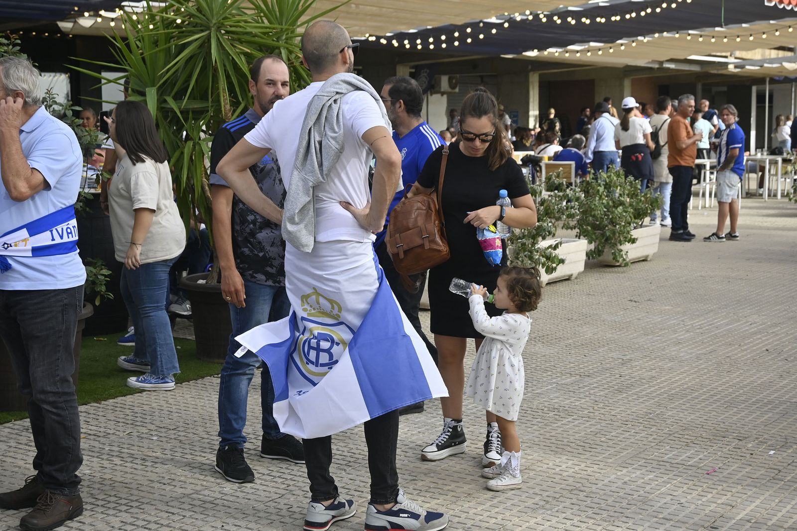 Ambiente del partido del Recreativo de Huelva y el Cádiz FC Mirandilla