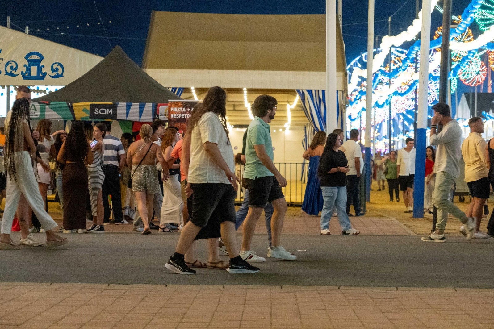 Colombinas 2025: Imágenes del ambiente el sábado 2 de agosto en las Fiestas Colombinas