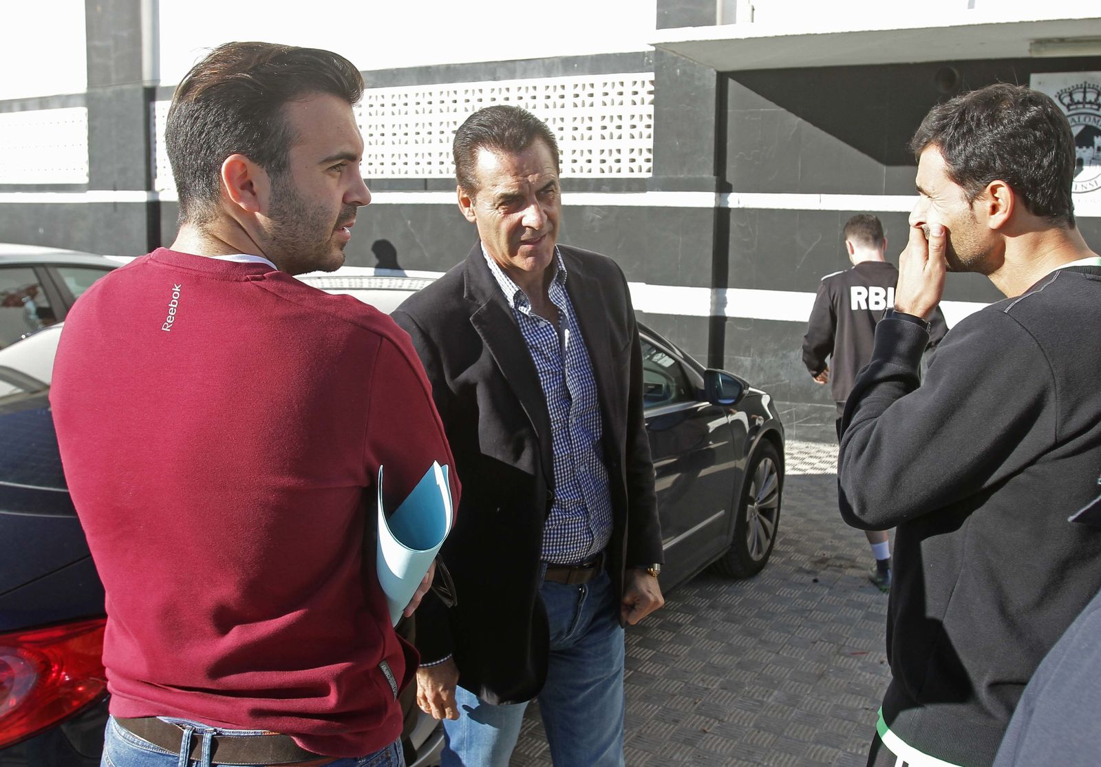 Primer entrenamiento de Juan Mari Sánchez en la Balona