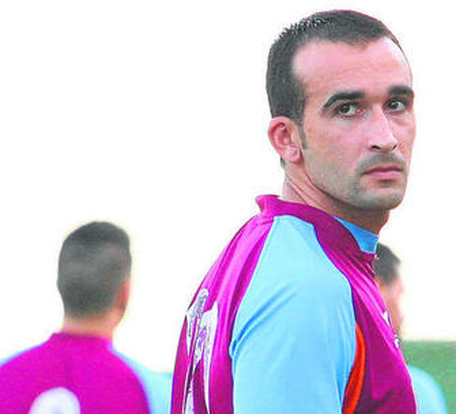 El gualdiverde Bibi, en un entrenamiento.