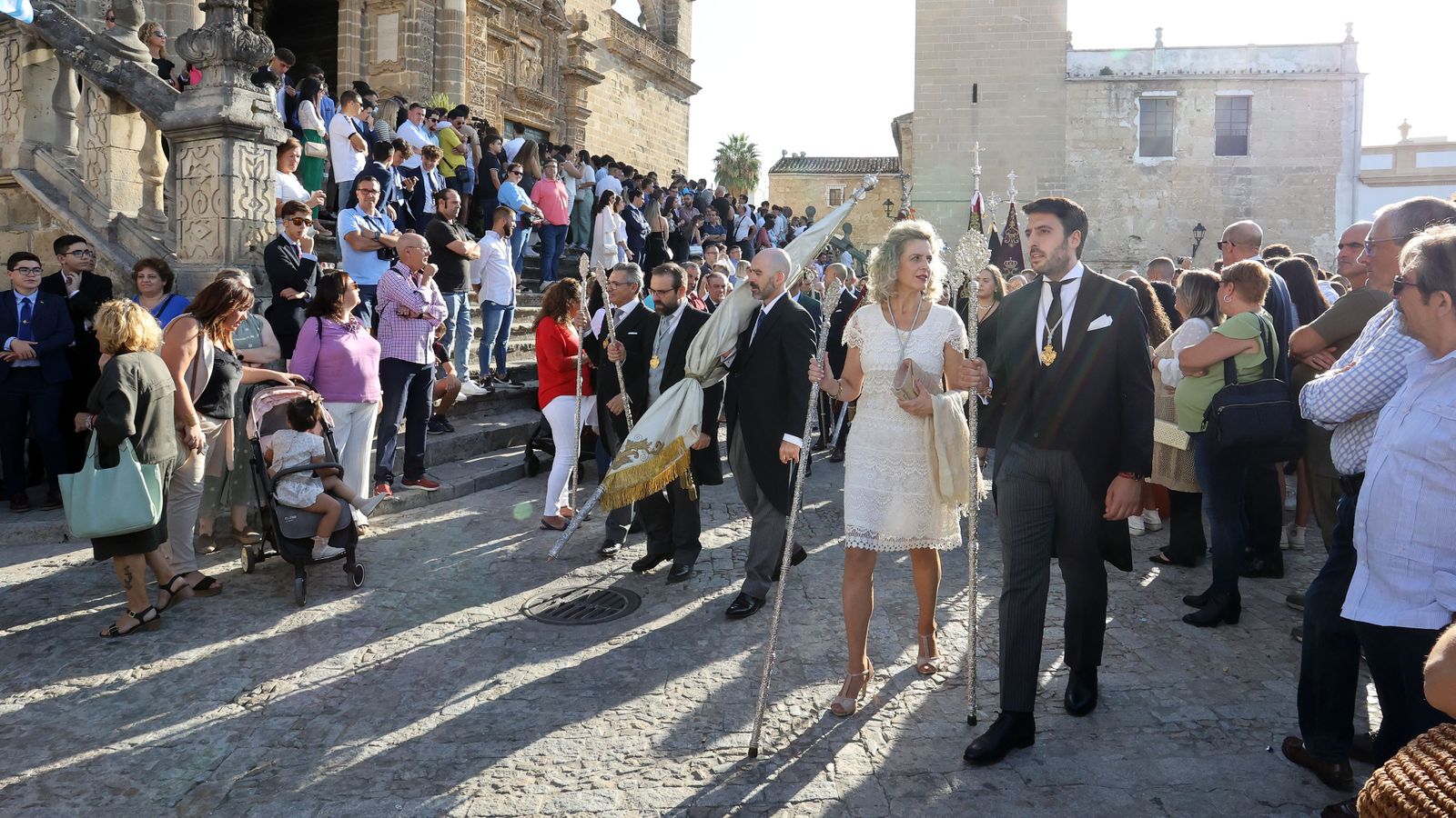 Procesión de regreso de la Virgen de la Estrella Coronada en Jerez