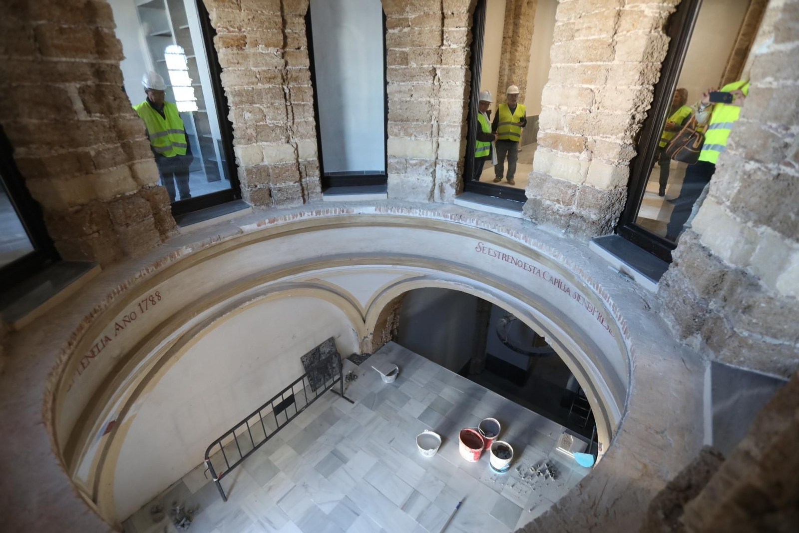 Así son las visitas a las obras del Ayuntamiento