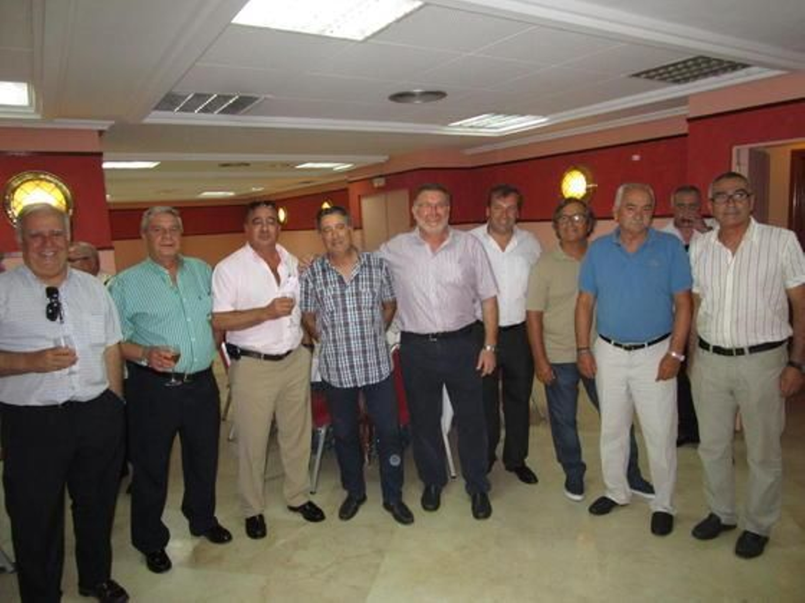 Antonio Barrios, Francisco y Fernando González, Diego Camacho, Antonio Cano, Rafael Fernández, Claudio Garrido, Benito Luis , y José María Vega.

Foto: Ignacio Casas de Ciria