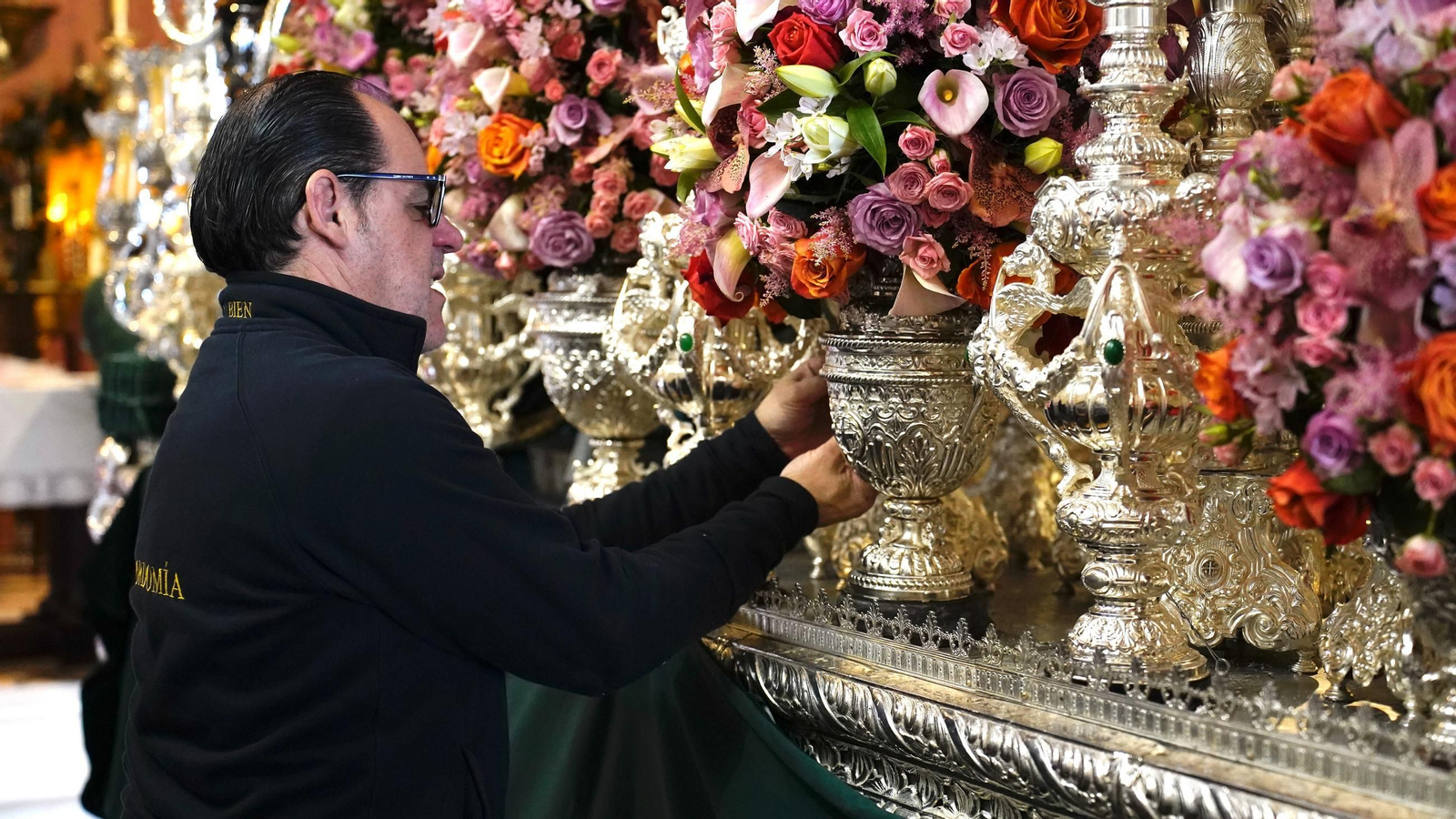 Fotos: El Medinaceli, Señor de Algeciras, preparado para bendecir las calles de la ciudad otro Martes Santo