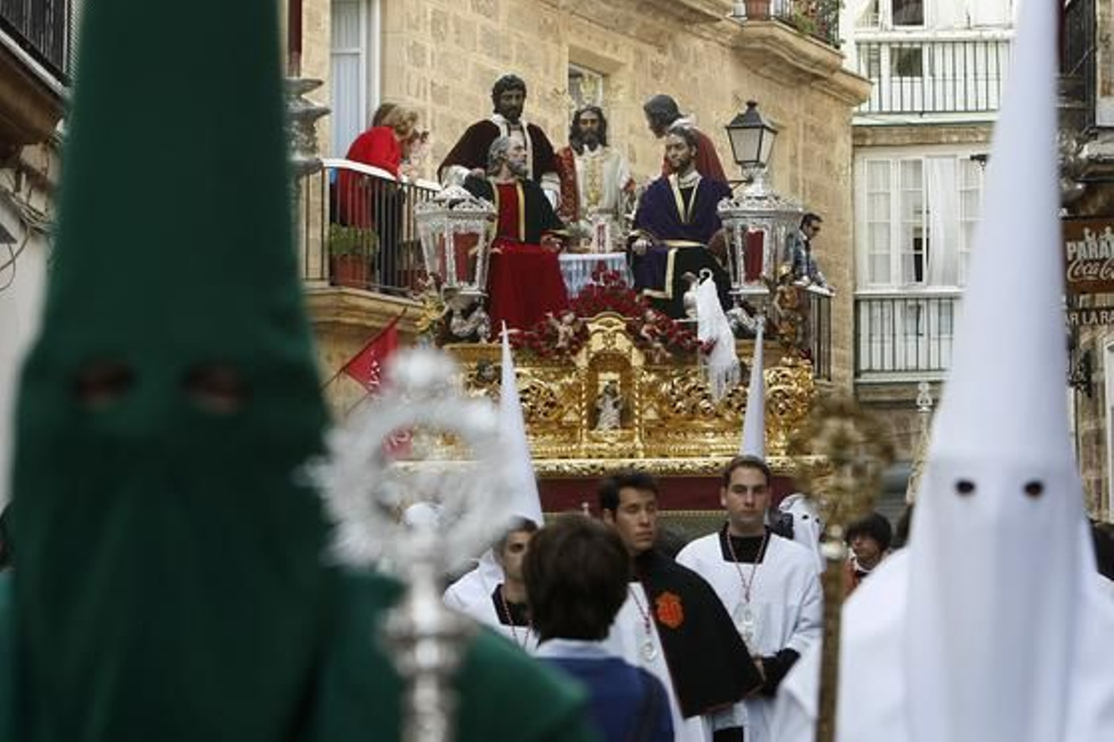 Salida de la Sagrada Cena del Convento de Santo Domingo. 

Foto: Jose Braza