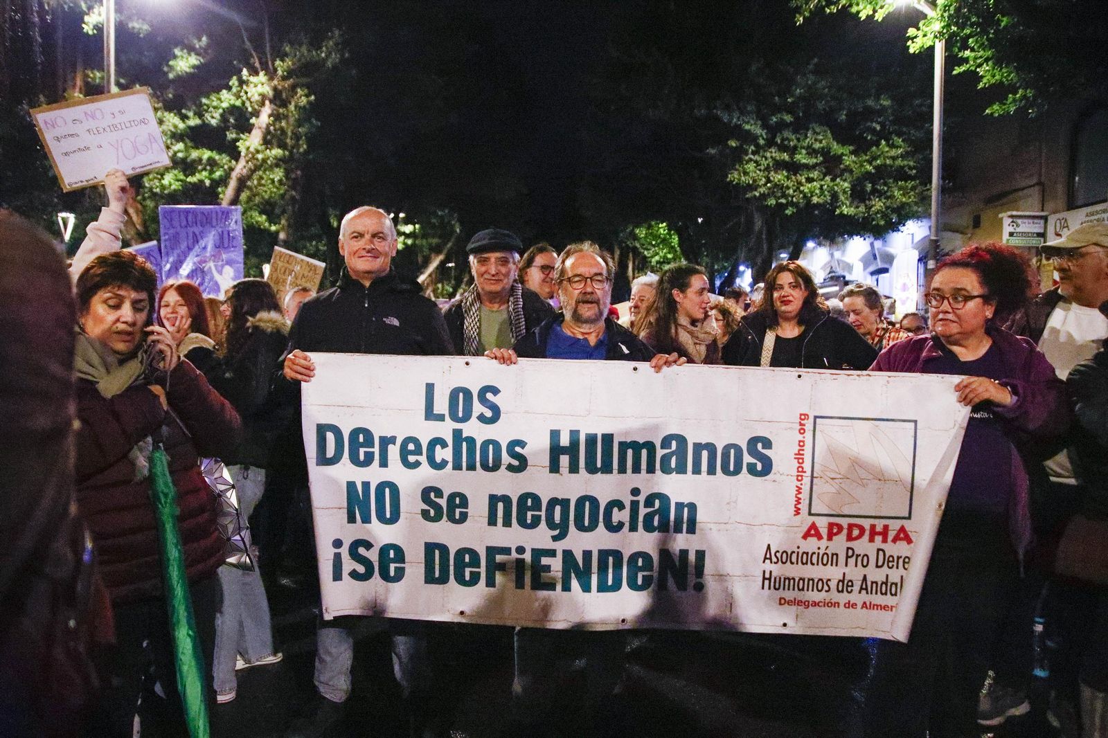Las imágenes de la manifestación realizada por Asamblea Feminista 8M en Almería