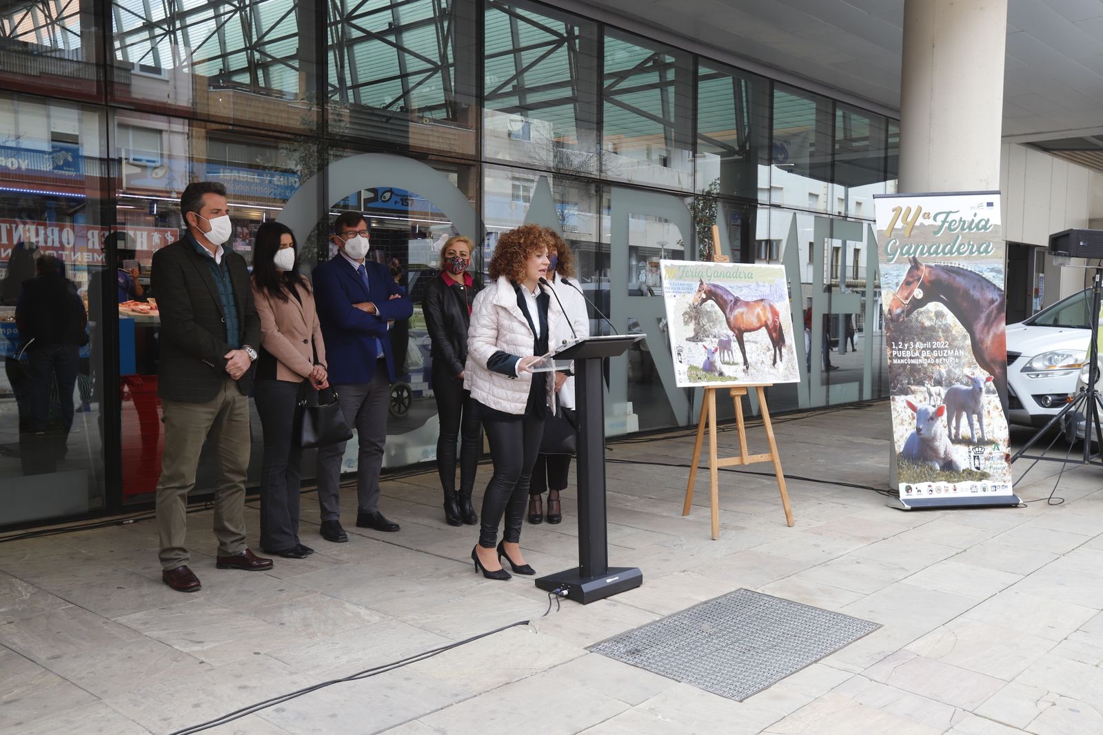 Imágenes de la presentación de la 14ª edición de la Feria Agrícola y Ganadera de Puebla de Guzmán