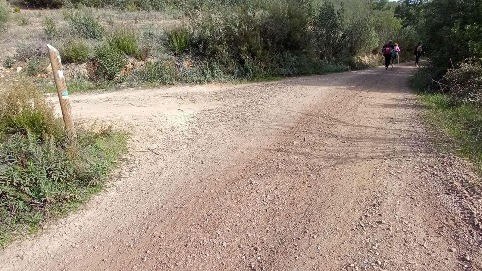 Bifurcación que evitaremos para seguir recto