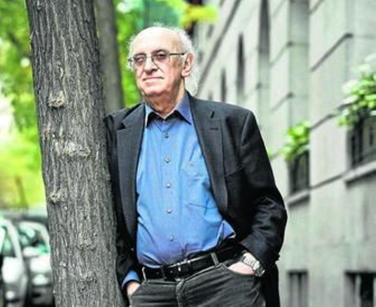 Petros Márkaris, en una reciente visita a España.