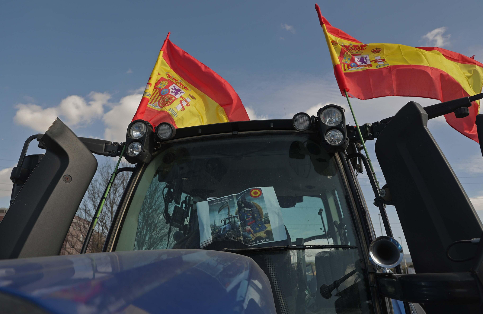 Fotos de la tractorada de agricultores del Valle del Guadiaro en el Campo de Gibraltar