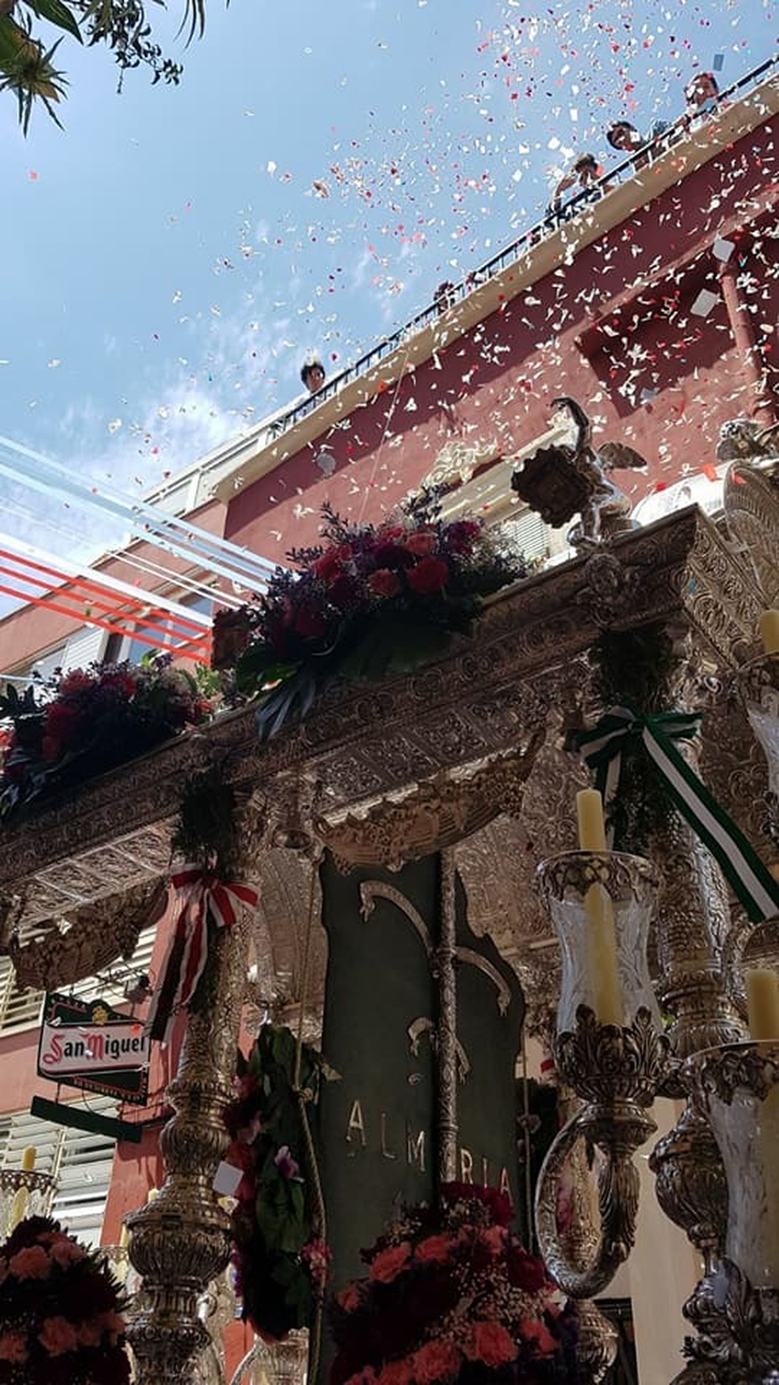 Carreta del simpecado de Almería.