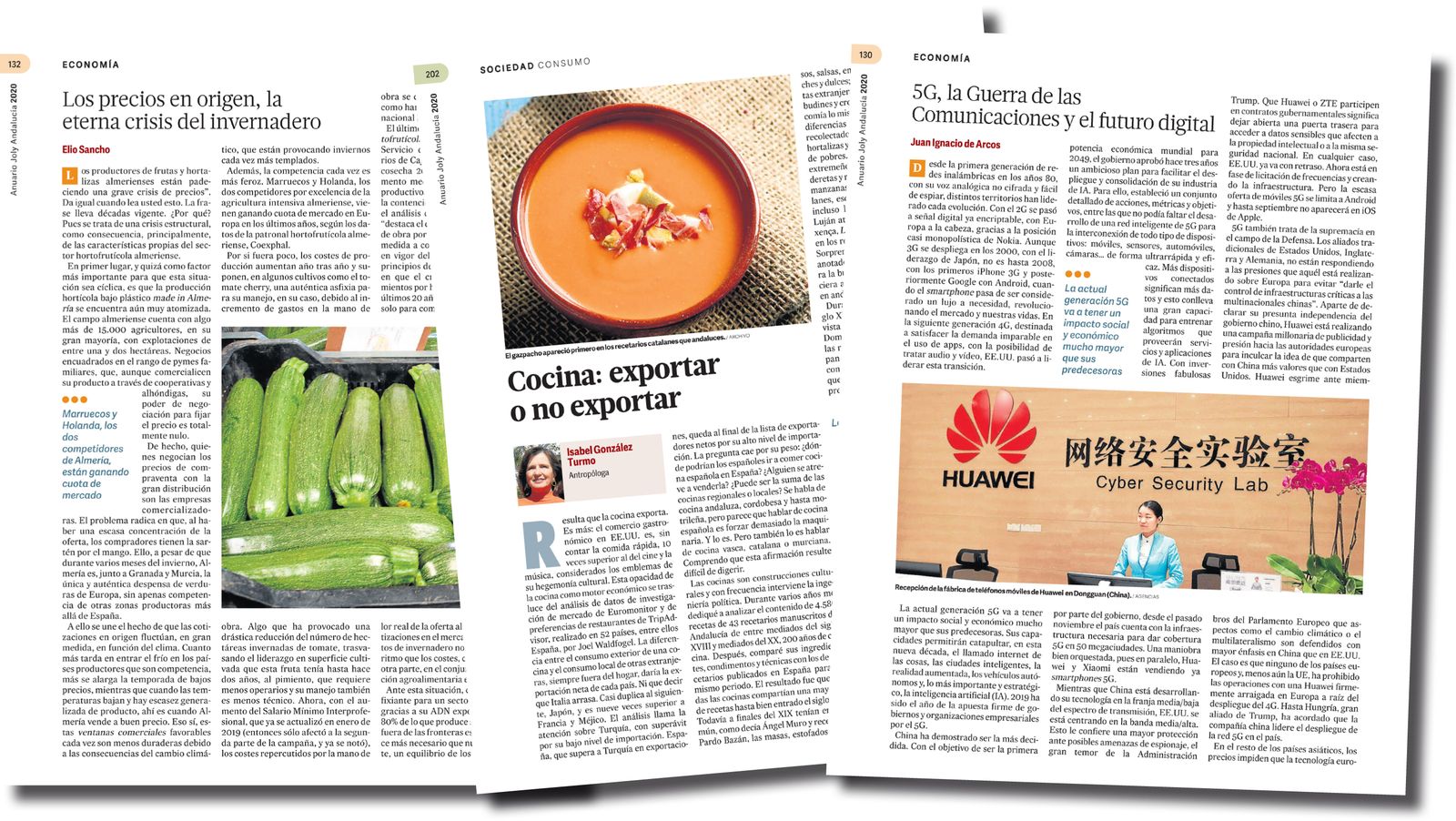 Agricultura, Turismo e Innovación, sectores estratégicos de la economía andaluza.