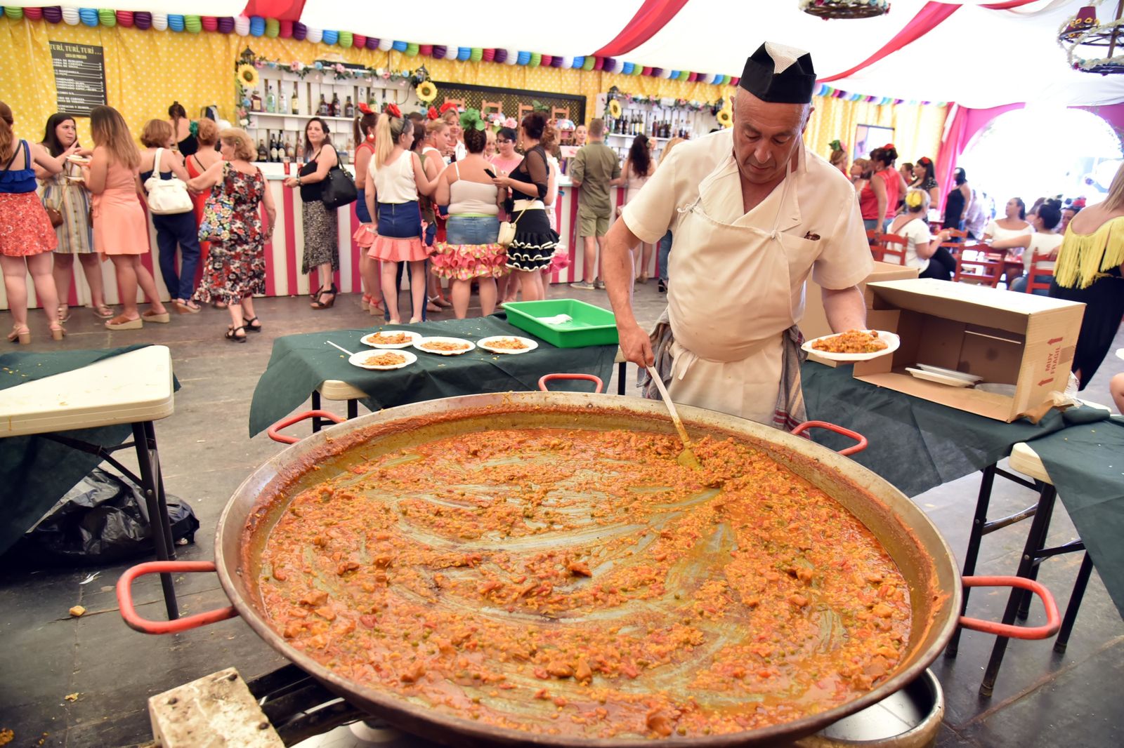 Las imágenes del Día de la Mujer en la Feria de La Línea