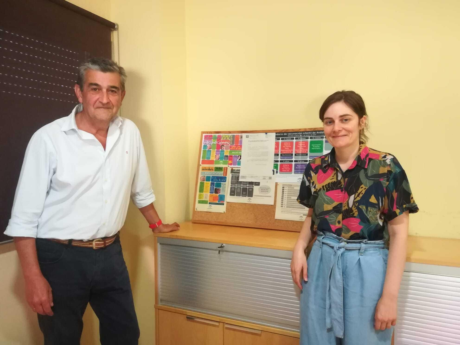 Los epidemiólogos José Luis Turmo y Blanca Botello.