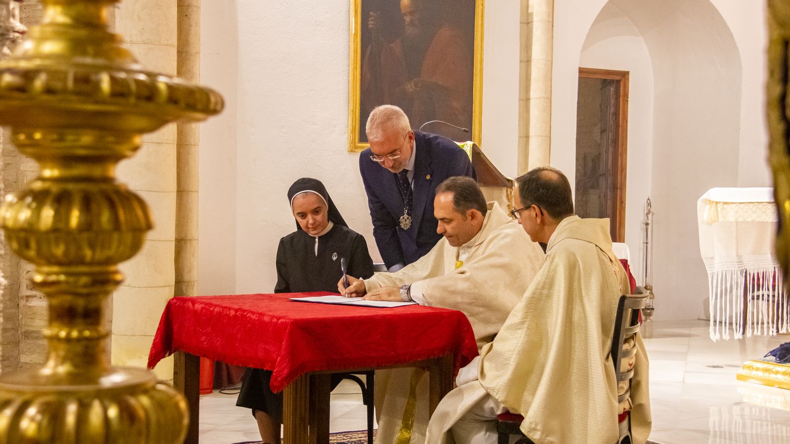 Firma del convenio entre Santa Marta y San José de la Montaña