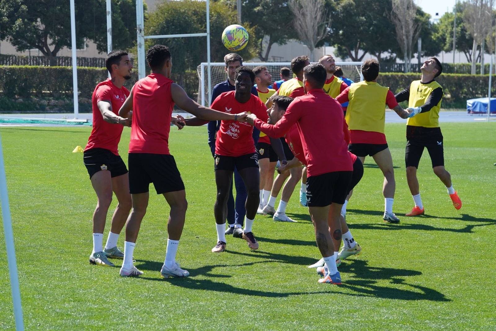 Así ha sido el entrenamiento de la UD Almería este jueves