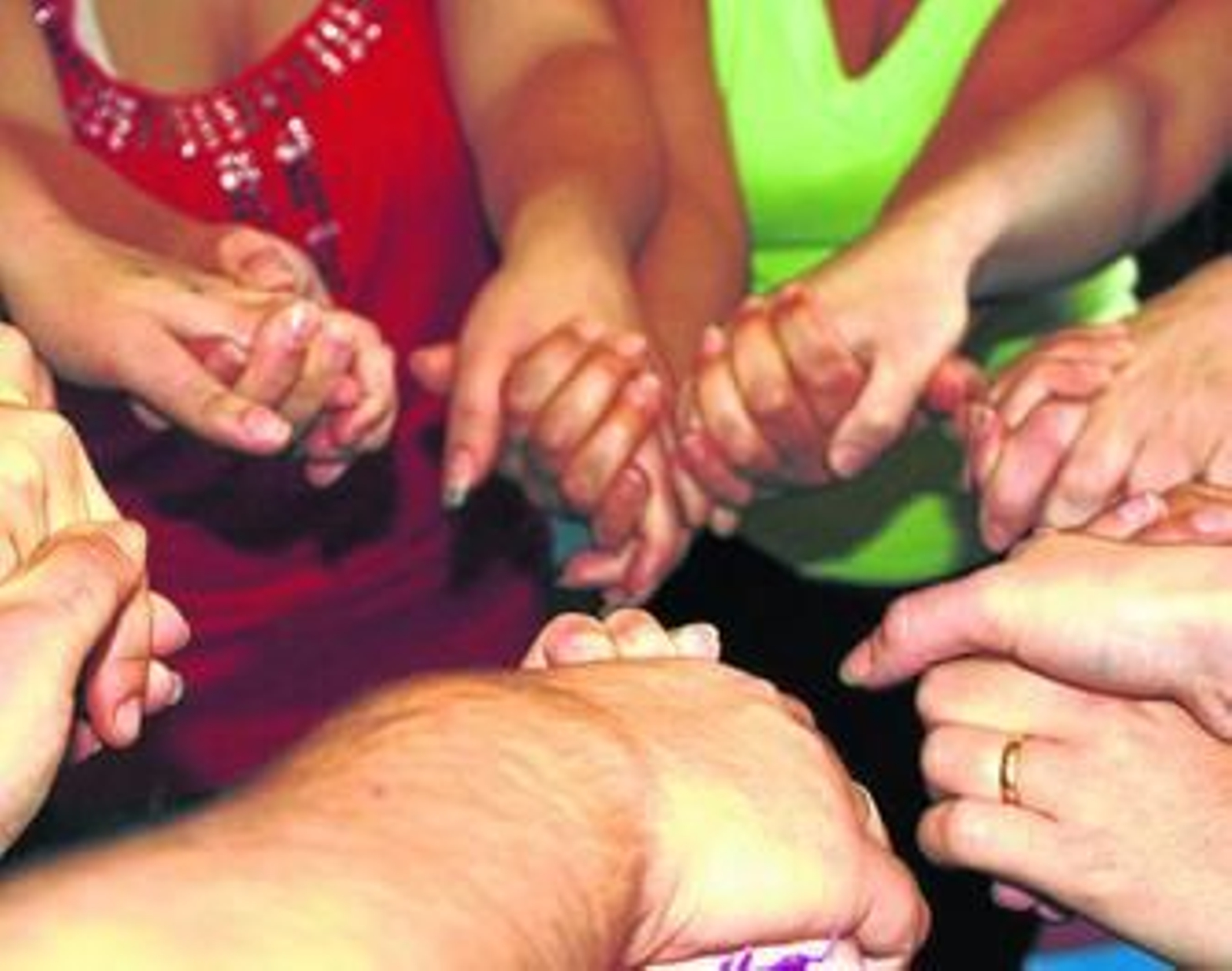 Un grupo de mujeres durante una sesión de psicodrama.