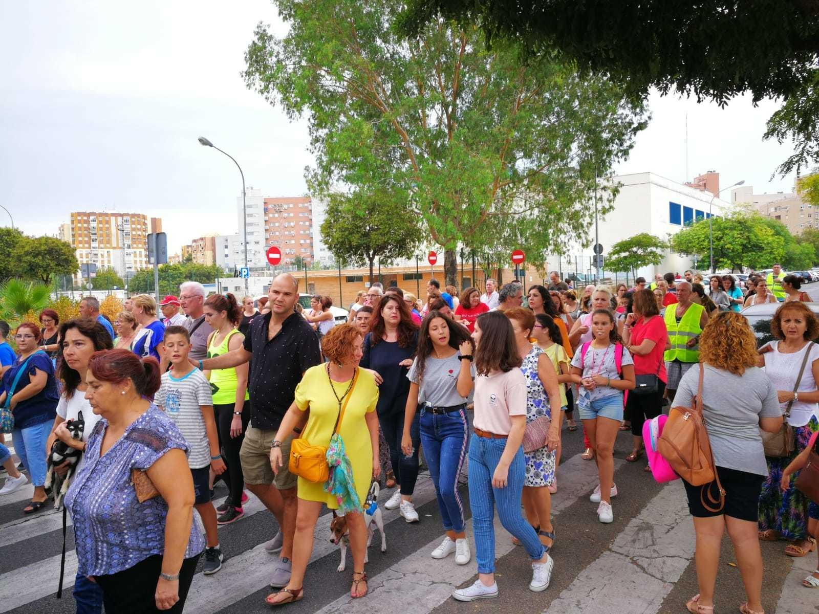 Imágenes de la manifestación en Pino Montano